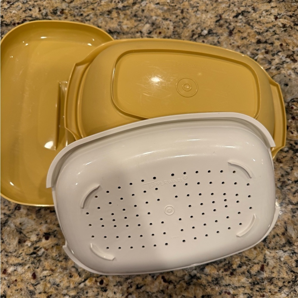 Tupperware Orange and Yellow Cookware Set - Picture 3 of 10